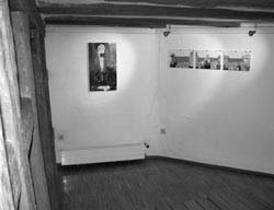 Kunstverein Heidenheim - 2.Etage mit Modigliani-Kopf und Stillleben