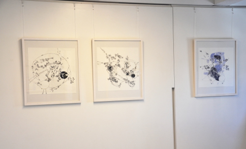 Ausstellungsansicht "Zeichnungen", Heck-Art-Galerie