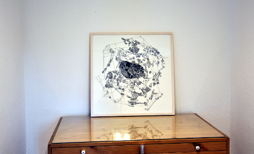 Ausstellungsansicht "Zeichnungen", Heck-Art-Galerie