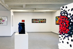Ausstellungsansicht "Bcherregal", Kunstverein burk-art