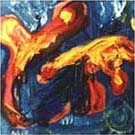 Schmetterlinge, 1998, Alkyd auf Leinwand, 4 x 20 x 20 cm