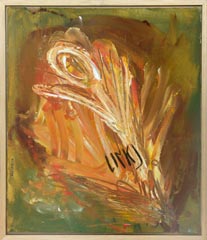 LinksRechtsLinksRechts, 1999, l auf Hartfaser, 3 x 40 x 34 cm