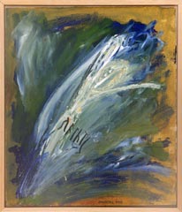 LinksRechtsLinksRechts, 1999, l auf Hartfaser, 3 x 40 x 34 cm