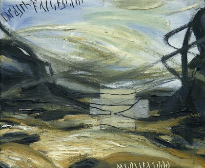 Landschaft, 2000, Öl auf Leinwand, 30 x 36 cm