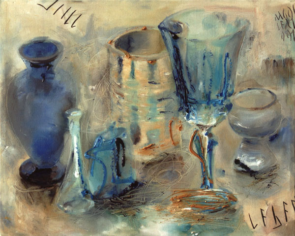 Stillleben, 2001, Öl auf Leinwand, 40 x 50 cm