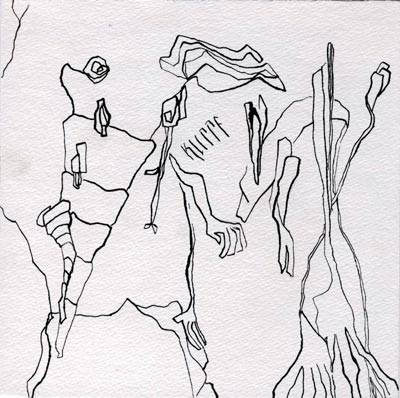 Lach, Feder, 20 x 20 cm
