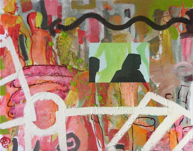 das goldene Zeitalter, 2002, l auf Leinwand, 125 x 160 cm