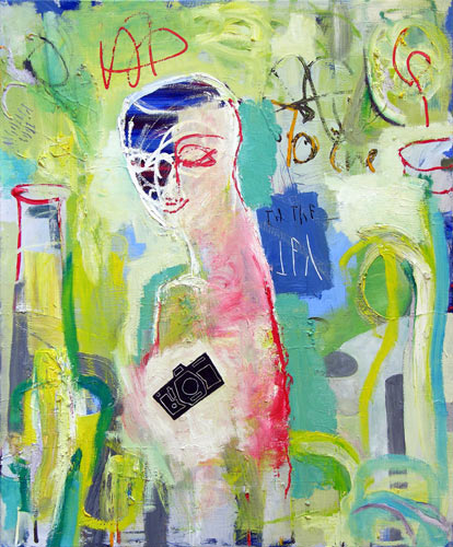 ohne Titel (to the sea), 2002, l auf Leinwand, 115 x 95 cm