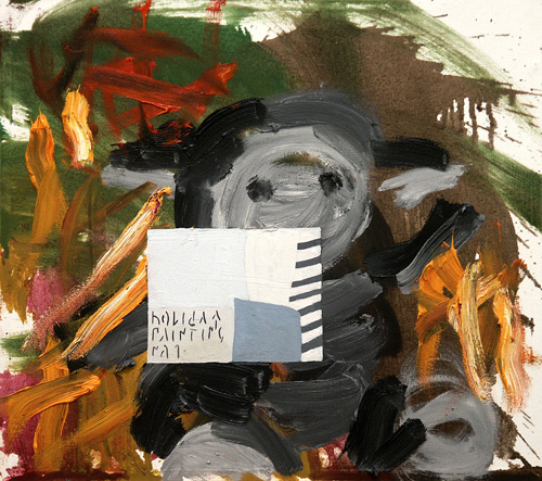holiday painting nr3, l auf Leinwand, 2004
