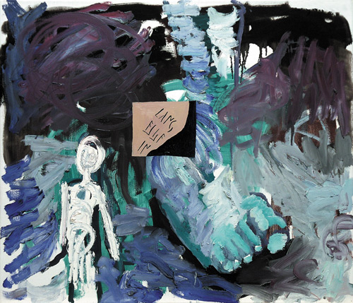 langes Bein, 2004, l auf Leinwand