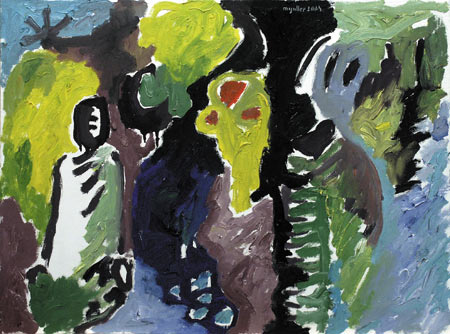 2004, l auf Leinwand, 56 x 75 cm
