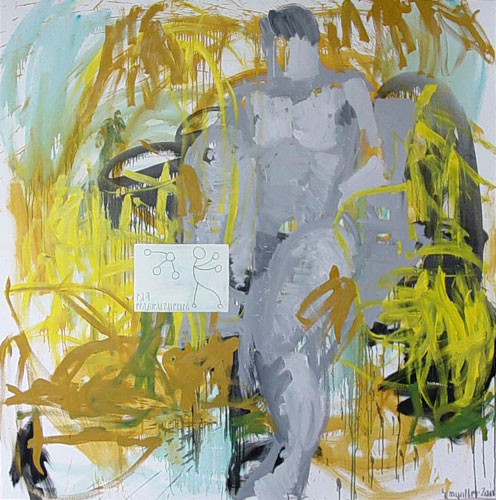 personal painting nr.3, l auf Leinwand, 160 x 160 cm