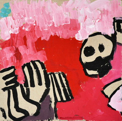 Rumpelstilzchen, 2005, Gouache auf Pappe