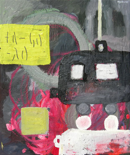 fa-go-ro, 2005, l auf Leinwand, 64 x 52