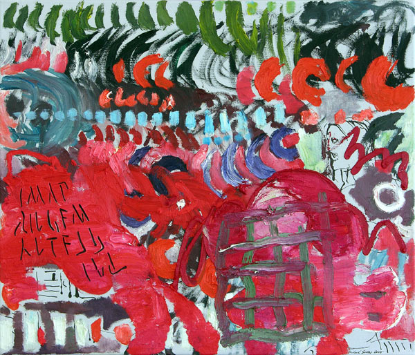 Im April gemaltes Bild, 2005, l auf Leinwand, 60 x 70 cm