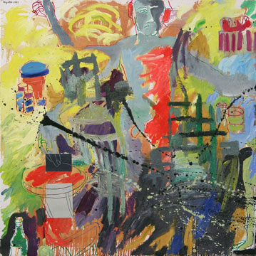 Rumpelstilzchen, l auf Leinwand, 6-teilig, insgesamt 110 x 680 cm