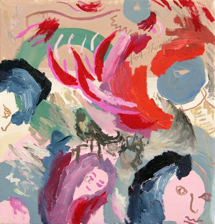 Rottherapie, l auf Leinwand, 47 x 45 cm