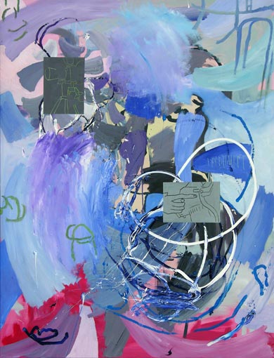 Der Fotograf, l auf Leinwand, 130 x 100 cm