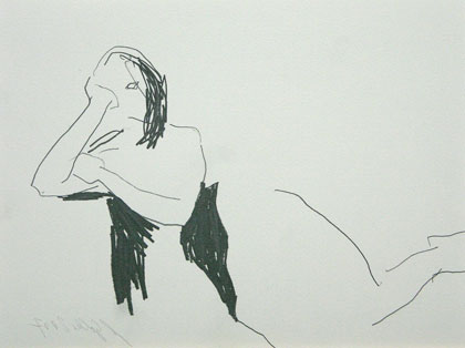 Aktzeichnung, 24 x 32 cm