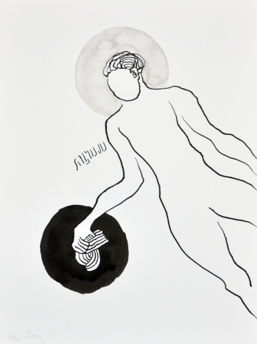 Wunder, Tusche auf Papier, 32 x 24 cm