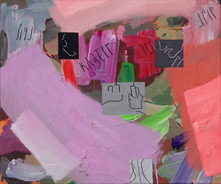 Die Kartenspieler (nach Paul Czanne), l auf Leinwand, 46 x 55 cm