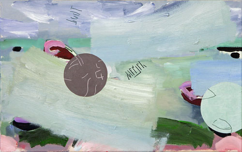Mensch und Boot, l auf Leinwand, 40 x 60 cm