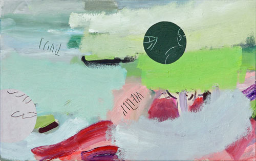 Mensch und Boot, Öl auf Leinwand, 40 x 60 cm
