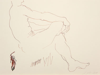 Aktzeichnung, 32 x 24 cm