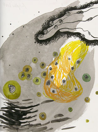 Mischtechnik auf Papier, 32 x 24 cm